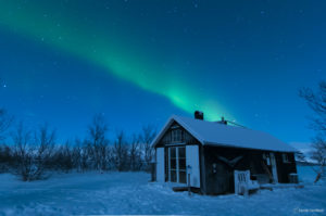 aurores boréales à Abisko en laponie Suédoise