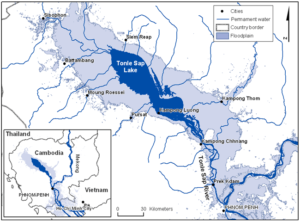 plan du Tonlé Sap