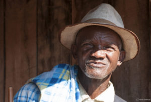 Portrait d'un homme à Madagascar