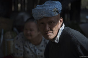 Portrait homme en Birmanie