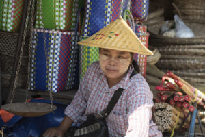 Portrait de femme en Birmanie